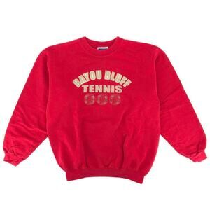 Bayou Bluff Tennis crewneck sweatshirt Y2K 2000s vintage